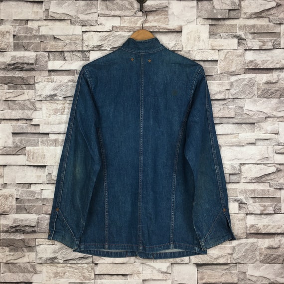 Vintage LEVIS Clothing Denim Chore Jacket Button … - image 4