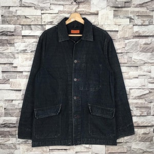 Vintage 1990s BAFFY Workwear Chore Denim Jacket Button Up - Etsy 日本