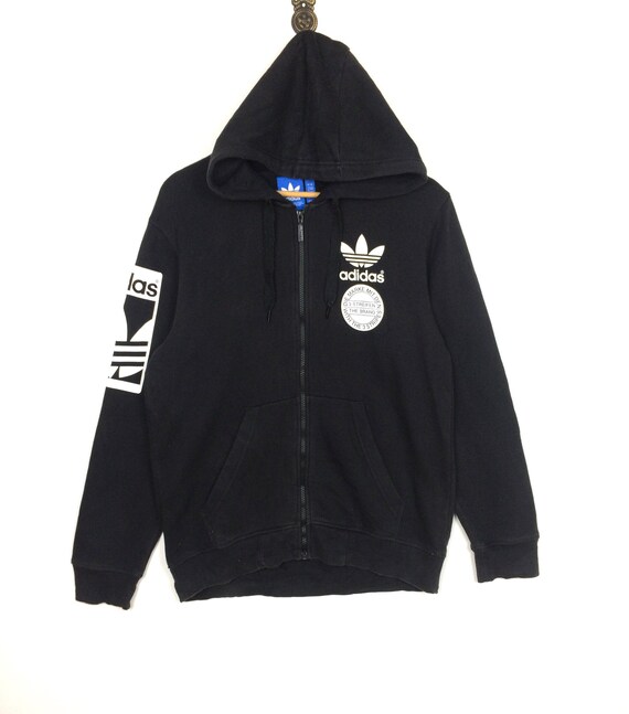 Rare ADIDAS TREFOIL Hoodies Sweatshirt Big Logo Sp