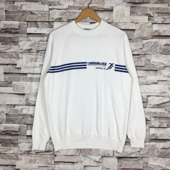 Vintage 90s ADIDAS RUNNING MAN Sweatshirt Big Logo