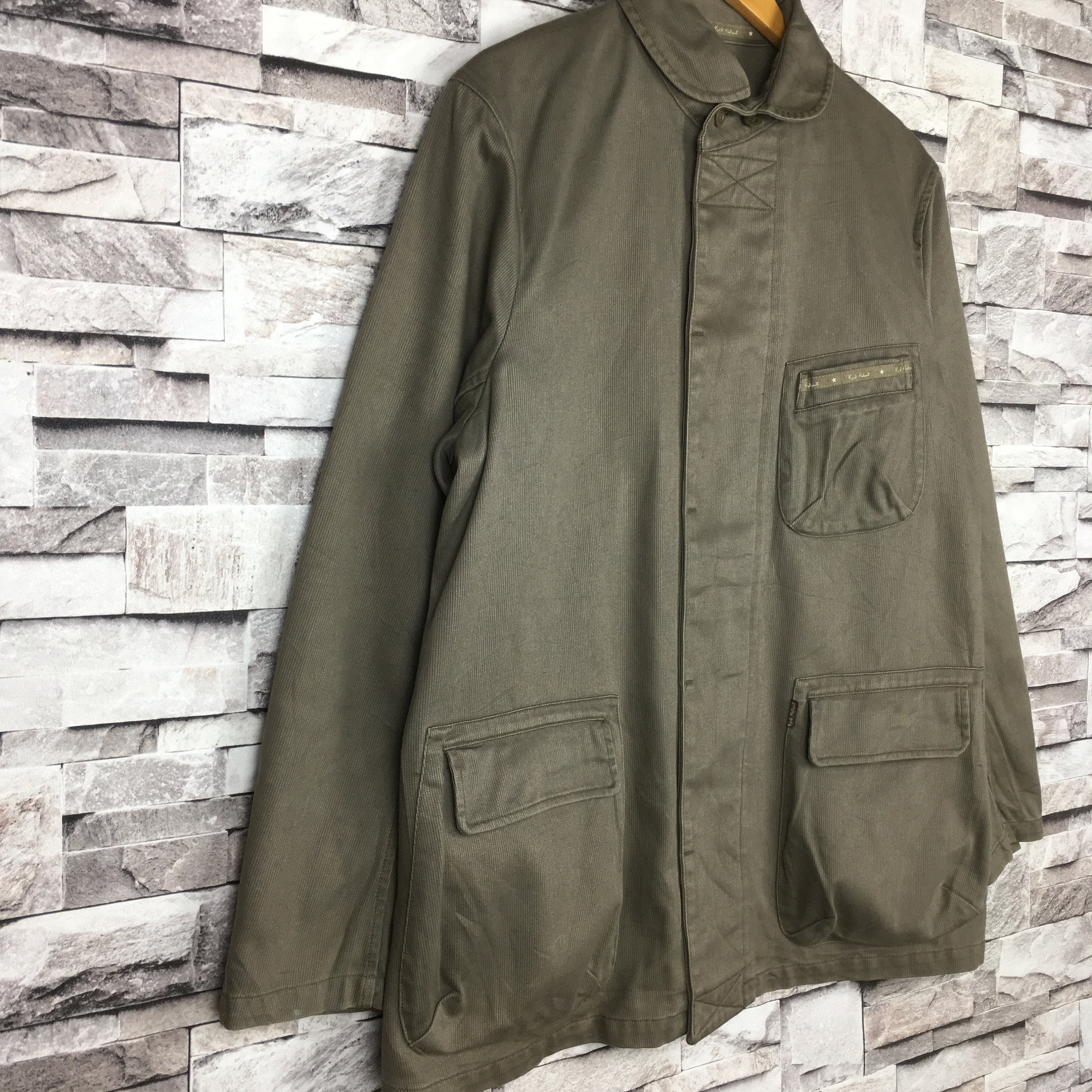 Vintage 90s KARL HELMUT Japanese Brand Cotton Jacket Tactical - Etsy