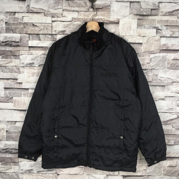 Vintage YOMIURI GIANTS Quilted Puffer Jacket Blac… - image 1