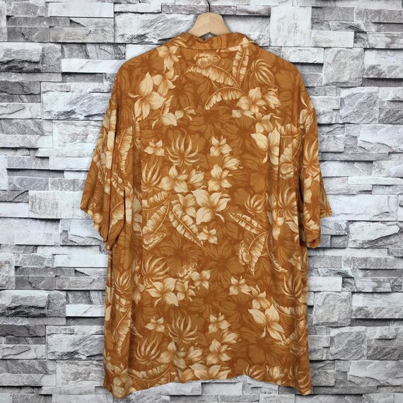 Vintage PANAMA JACK Hawaiian Rayon Shirt Flower L… - image 3