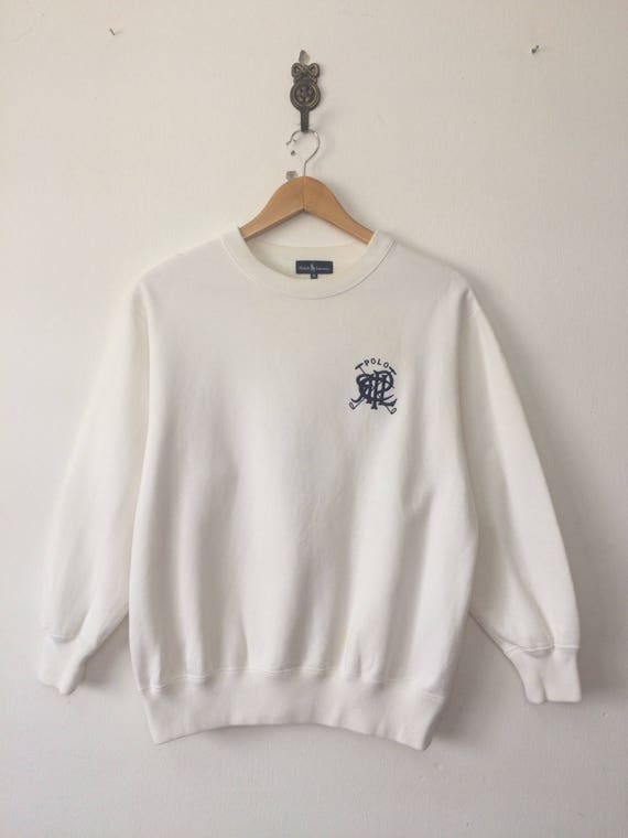 designer white sweatshirt