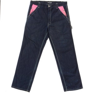 Rare STUSSY ROUGH & RUGGED Denim Stussy Worldwide Jeans