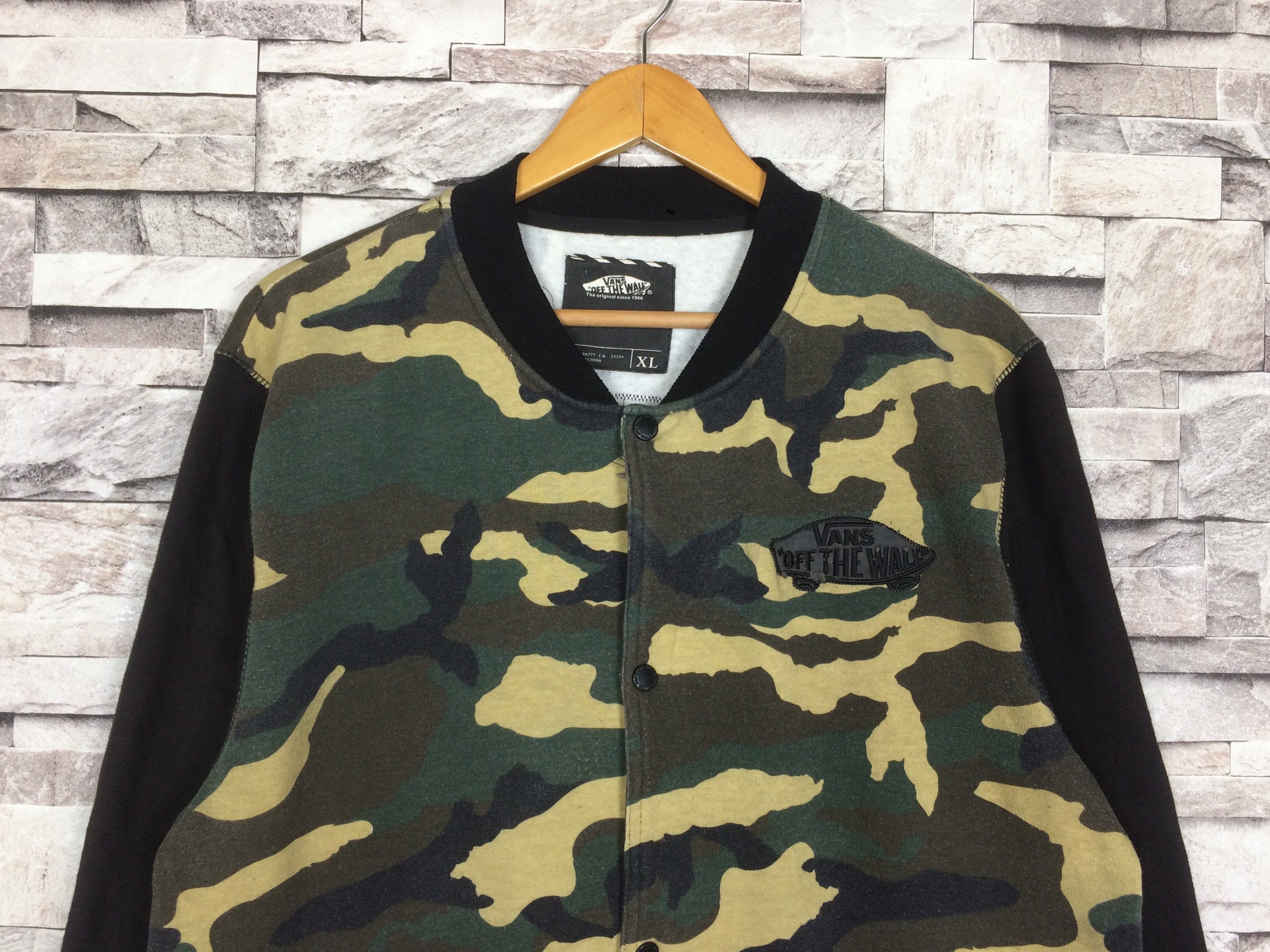Rare VANS of THE WALL Camo Design 