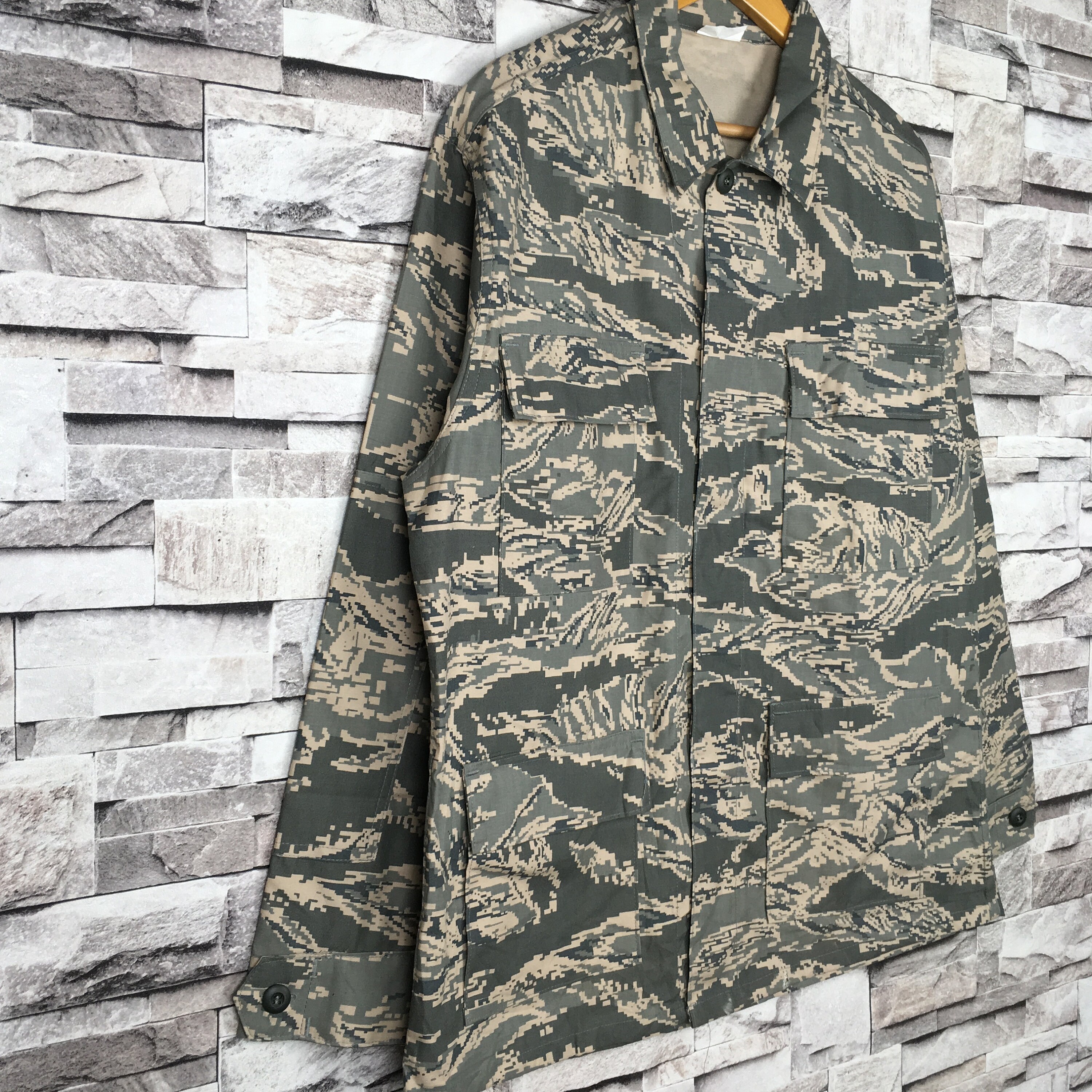 Vintage ARMY Jacket Digital Camouflage Design Four Pocket - Etsy