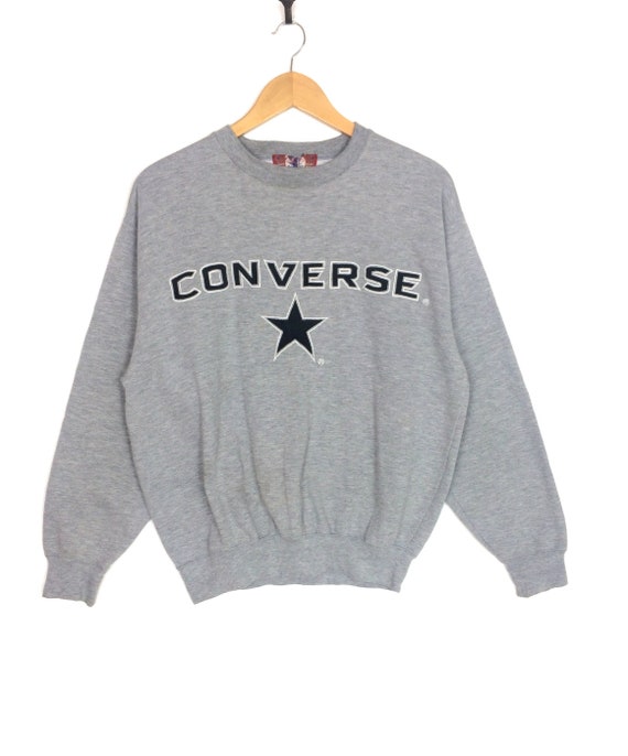 Vintage CONVERSE Amerikaanse sweatshirt groot logo | Etsy