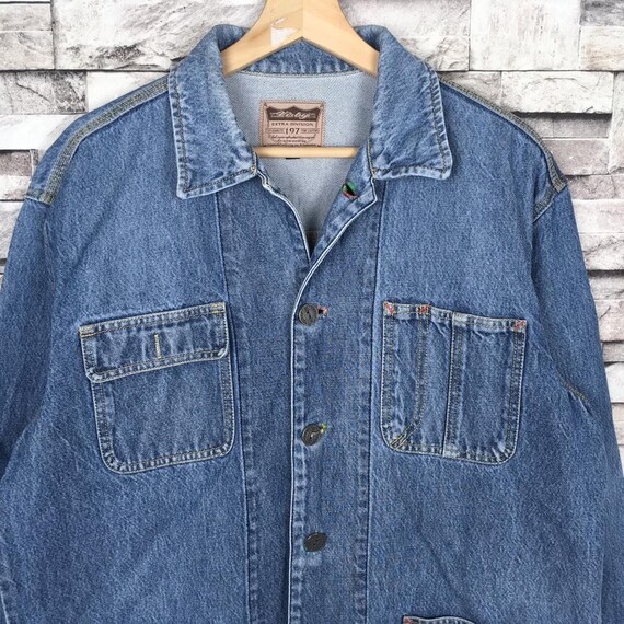 Buy Vintage 1990s VISBY Workwear Denim Chore Jacket Button up Online in  India - Etsy