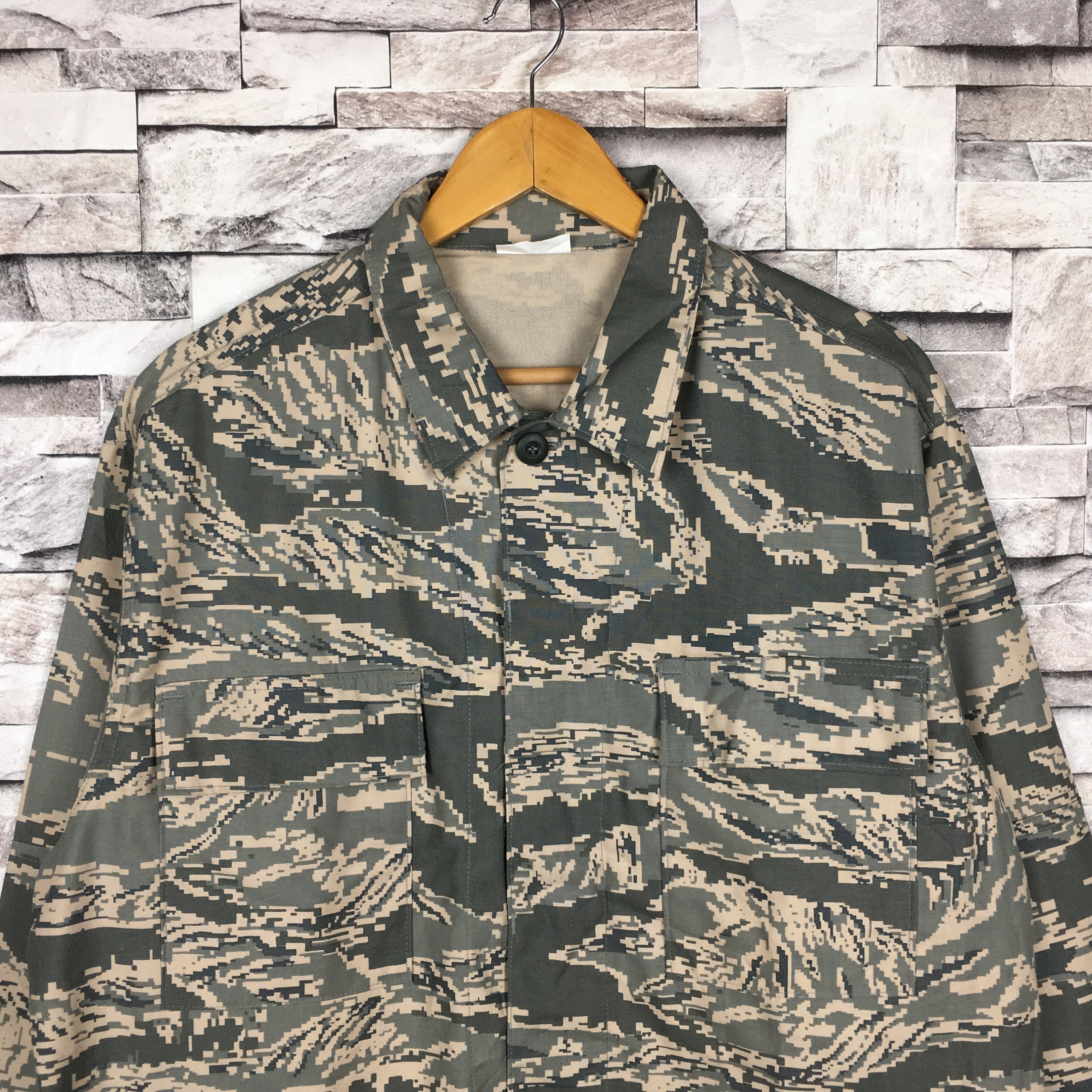 Vintage ARMY Jacket Digital Camouflage Design Four Pocket - Etsy