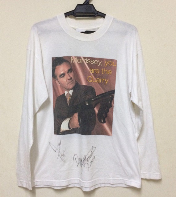 Morrissey Music/Band/Singer/The Smiths T-Shirt Wit