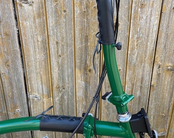 Läderramskydd för Bromptoncykel: Snörskydd