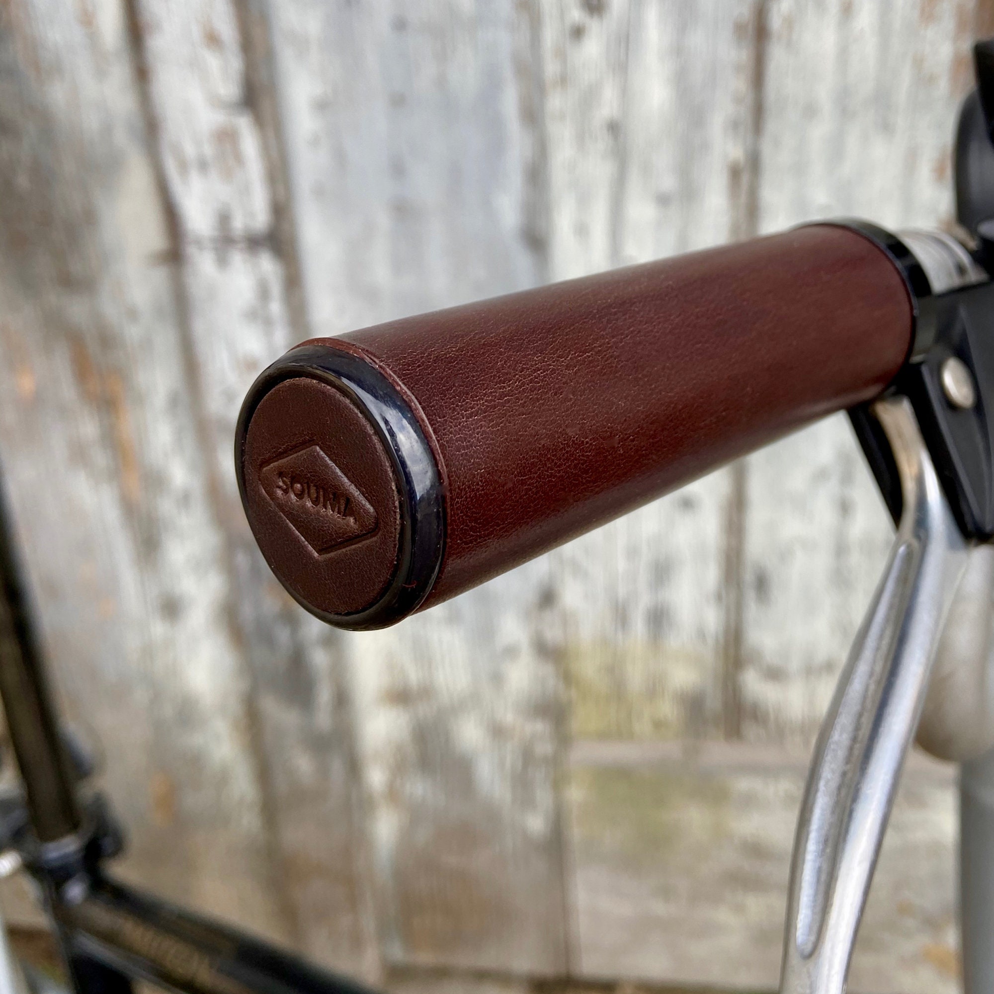 Brompton Leather Grips Unibody Design Full Grain Leather Etsy