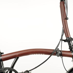 Full Frame Leather Protector For Brompton Bicycle VELCRO Version Leather guard for Brompton Bicycle over for Brompton bike Leather cover