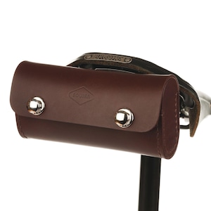 Bolsa de cuero para sillín de bicicleta: bolsa clásica para herramientas de bicicleta