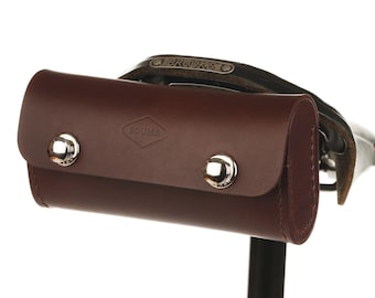 Leather Bicycle Saddle Bag: Classic Bike Tool Bag