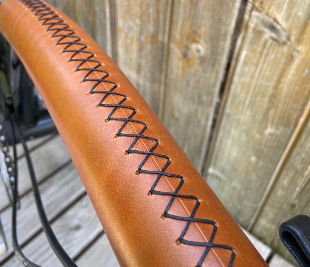 Extra Long Leather Frame Protector for Brompton Bicycle SEW ON Etsy