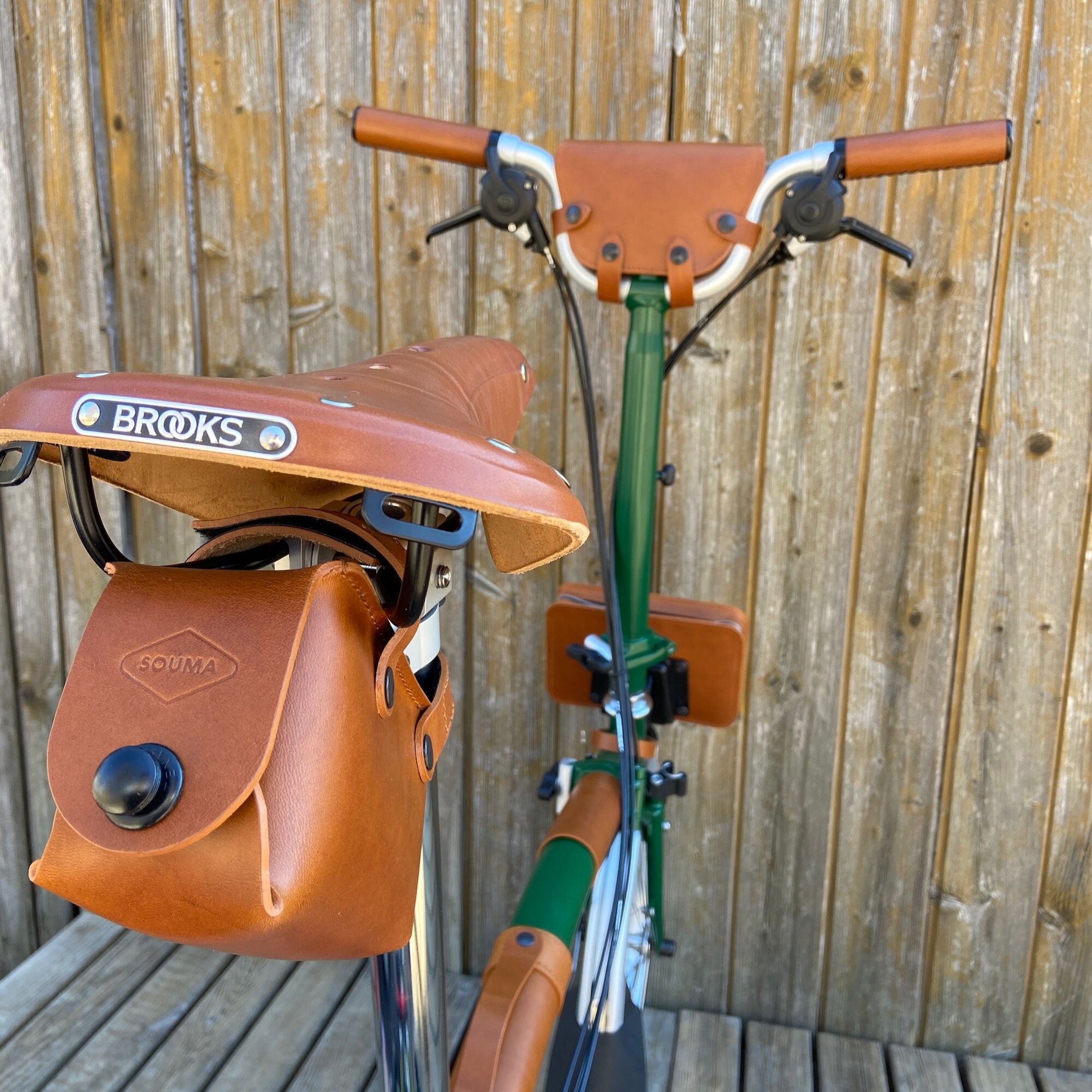 自転車用レザーサドルバッグ ブロンプトン用自転車ツールバッグ 自転車用レザーサドルバッグ ブロンプトン用自転車ツールバッグ