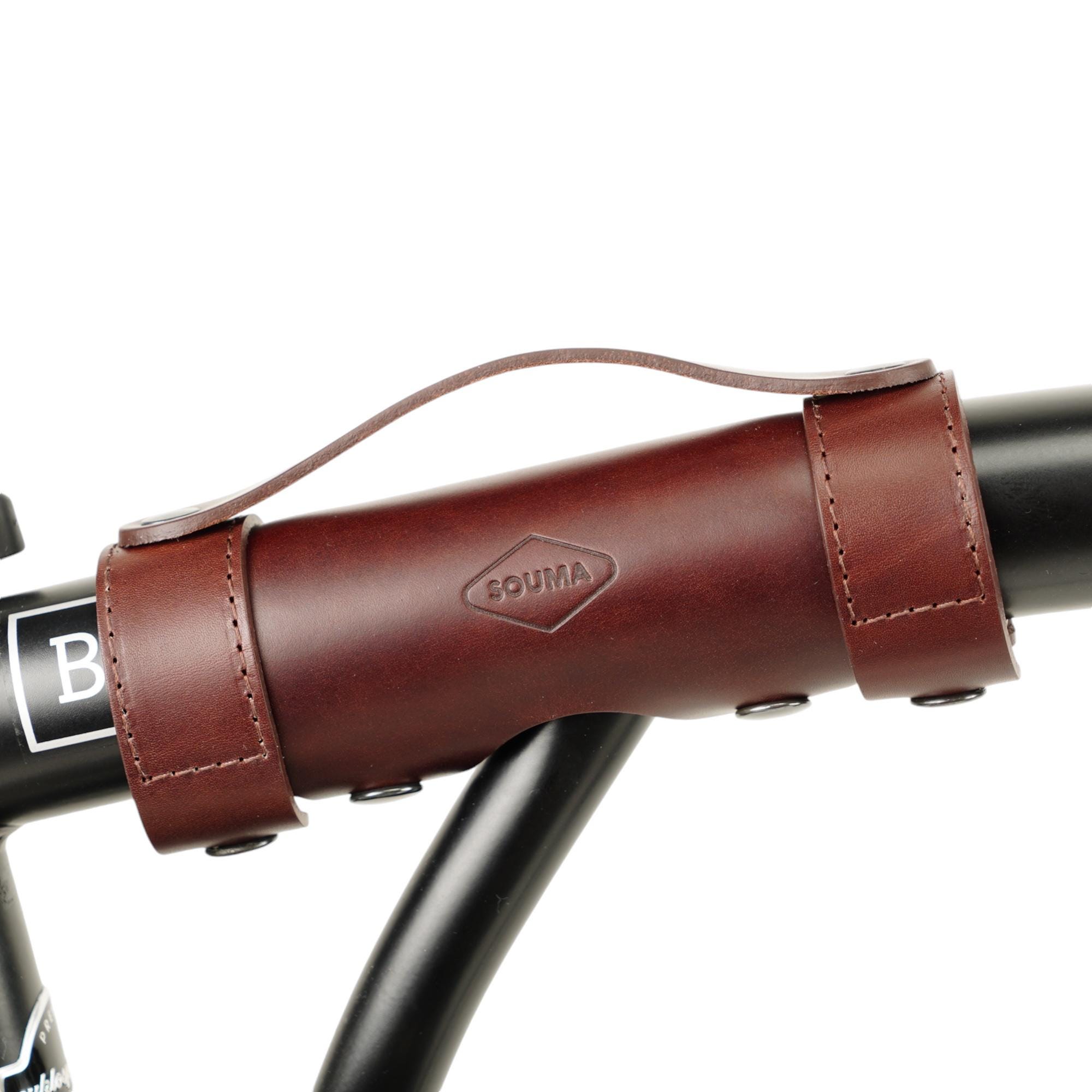 BROMPTON 自転車ハンドル ブロンプトン自転車用Tラインレザーキャリーハンドル - Etsy 日本