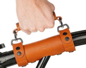 Heavy Duty Leather Carry Handle for Brompton Bicycle