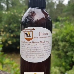 Juice&#39;s African Black Soap Body Wash and Shampoo