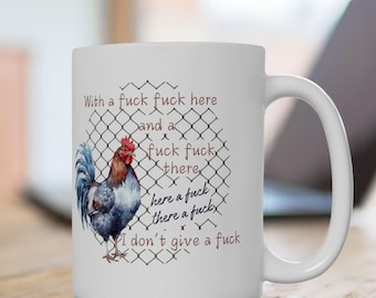 Funny Swearing Coffee Mug: Sarcastic Novelty Gift for Coffee Lovers