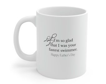 Fastest Swimmer Mug | Funny Dad Gift, Father's Day Ceramic Mug