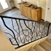 Wrought Iron Forest Forged Scattered Branches Metal Stair Railing ...