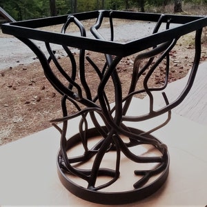 Forest Branches Forged Metal Table Base