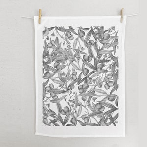 Tea Towel Gum Leaves Organic Cotton