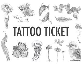 Tattoo Ticket - Tattoo Toestemming