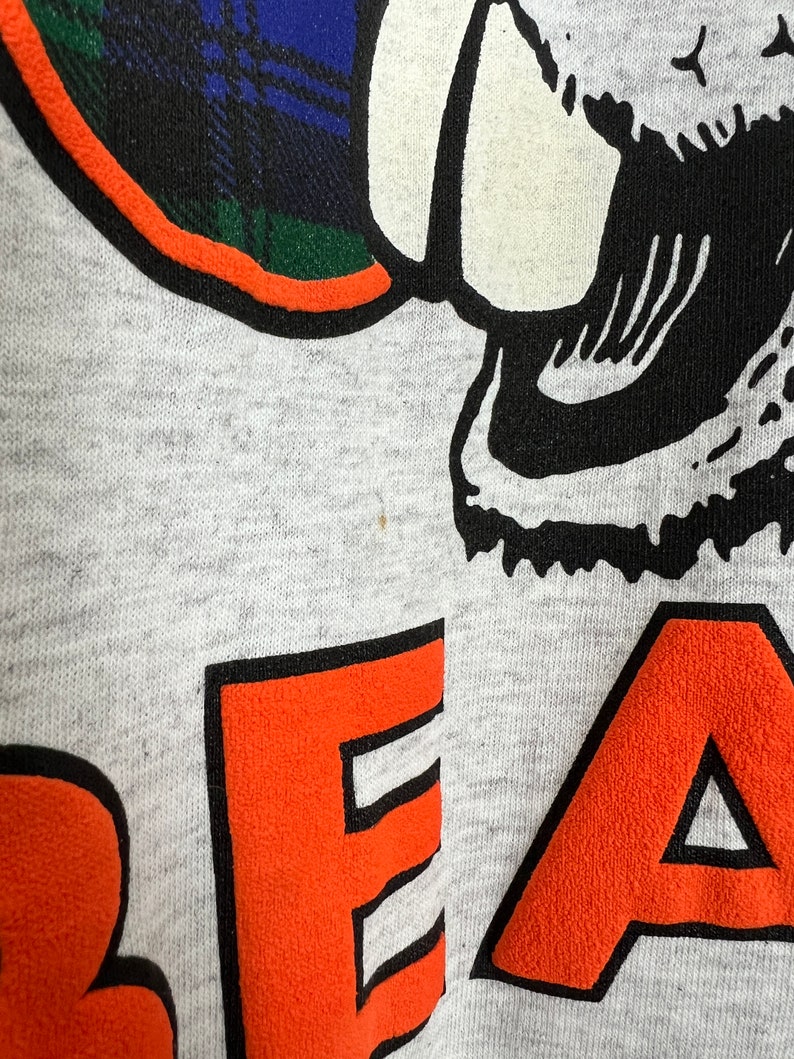 Vintage OSU T-Shirt, 1990s Oregon State Beavers Graphic Tee, Single Stitch, Heather Gray, Size Extra Extra Large 2XL image 4