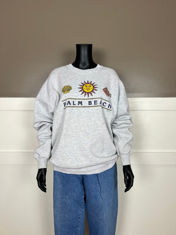 vintage 1990s JERZEES sweatshirt, gray, size extra