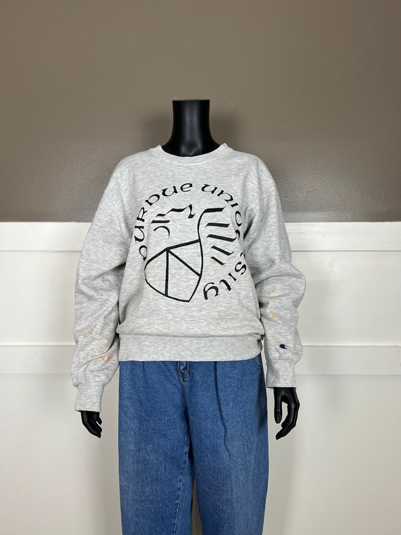 vintage 1980s Champion sweatshirt, gray, size extr