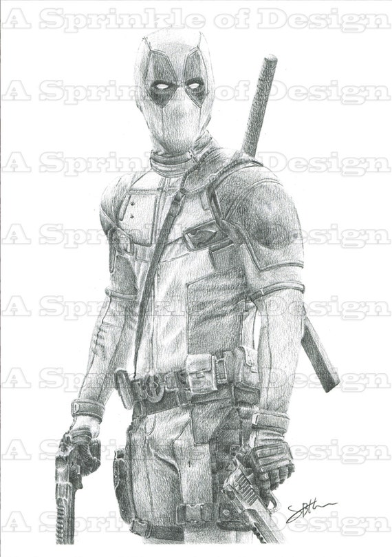 Deadpool Sketch Cover by JamesQartist on DeviantArt