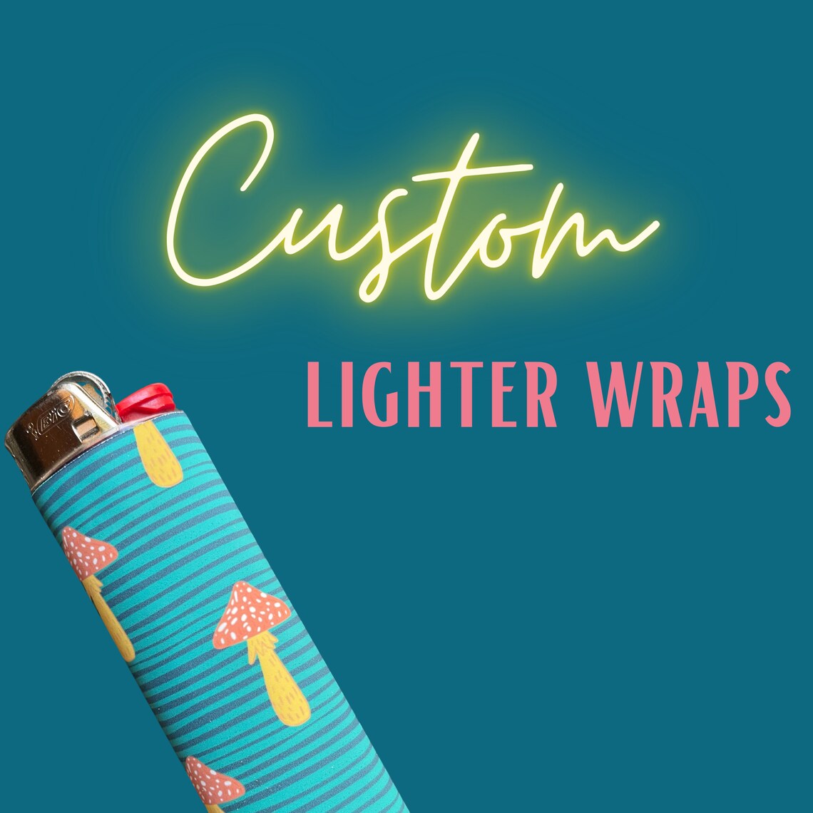 Matte Lighter Wraps Personalized Lighter Photo Lighter Etsy