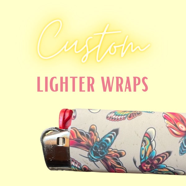 Custom Lighter, Blunt Wraps, Cool Lighter, Joint Holder, Weed Accessories, Blunt Wrap, Stoner, Stoner Kit, Cute Lighter, Lighter Case