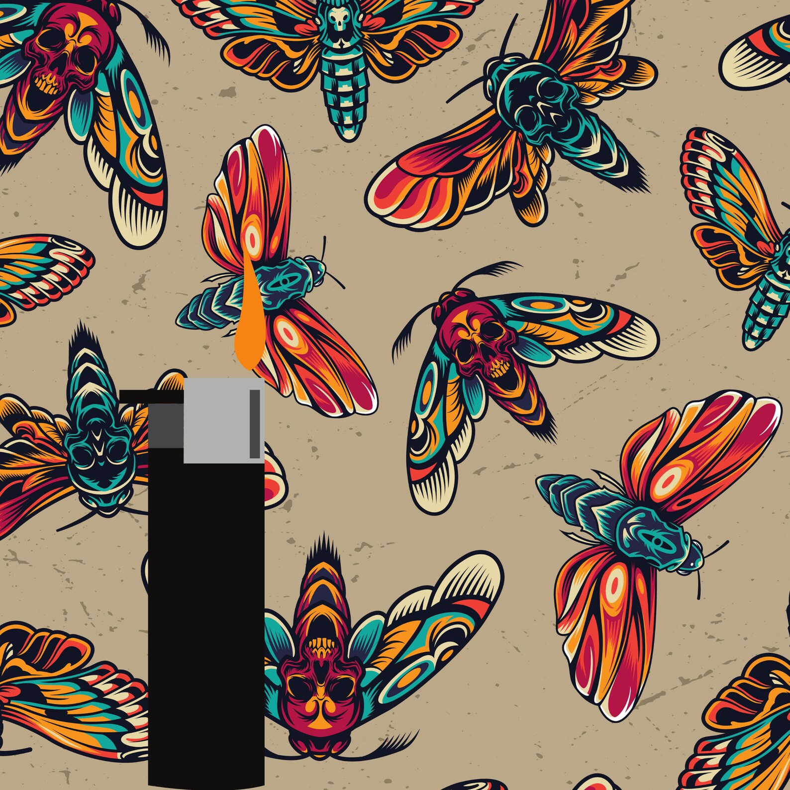 Single Matte Lighter Wrap Lighters for Stoners Lighters - Etsy