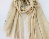 Beige Pashmina Scarf - Scarf For Women - Pashmina Shawl