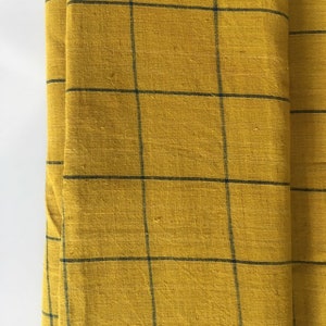 Hand woven Handspun Cotton Fabric - Handloom Cotton Fabric - Indian Cotton Fabric - Fabric By the Yard - Indian Fabric - Cotton Weavers