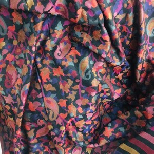 Black Silk Wool Scarf Scarves For Women Silk Wrap Pashmina Silk Shawl Colourful Pashmina Shawl image 3