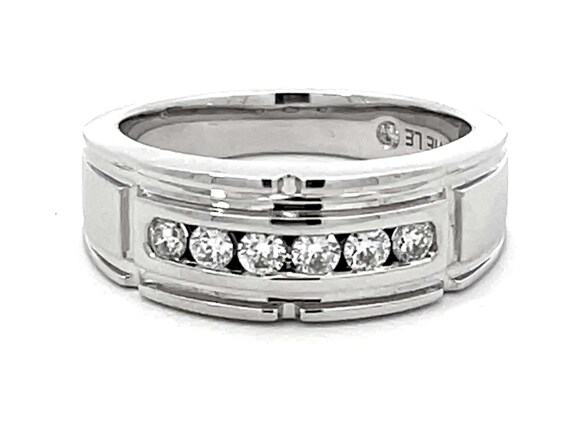 Mens leo deals diamond ring