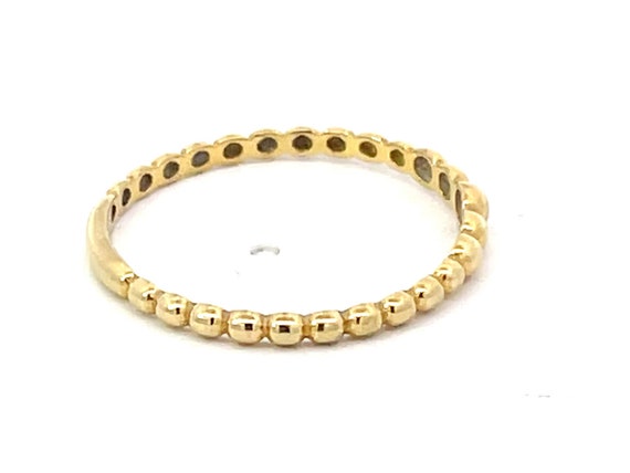 Stackable Bubble Ring in 18k Yellow Gold - image 3