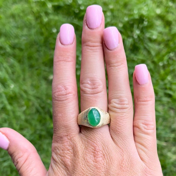 Imperial Jade Rings for Men Etsy
