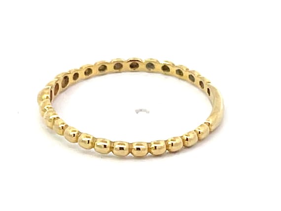 Stackable Bubble Ring in 18k Yellow Gold - image 4