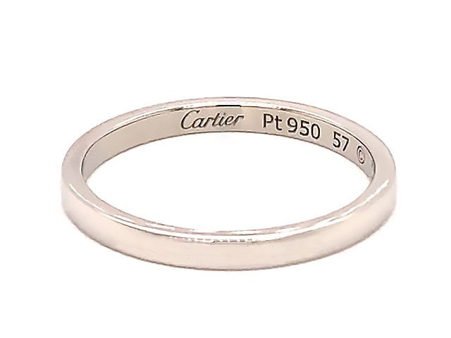 Cartier C De Cartier Wedding Band in Platinum For Sale at 1stDibs  lv  vivienne amour bracelet, cartier wedding ring surfside, logo de cartier  wedding band