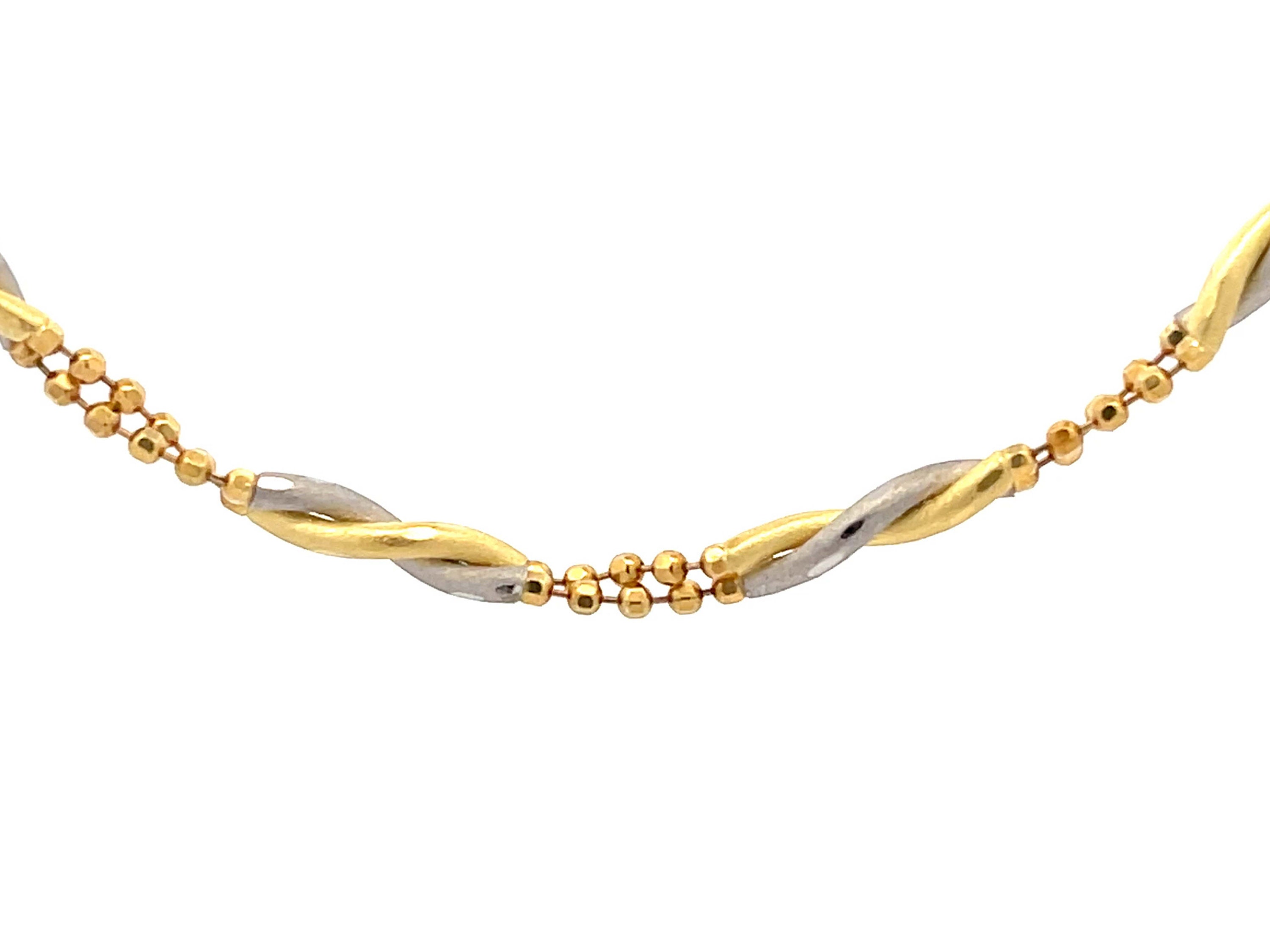 Gold chain hotsell with platinum