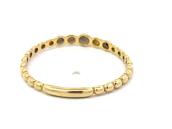 Stackable Bubble Ring in 18k Yellow Gold - image 5