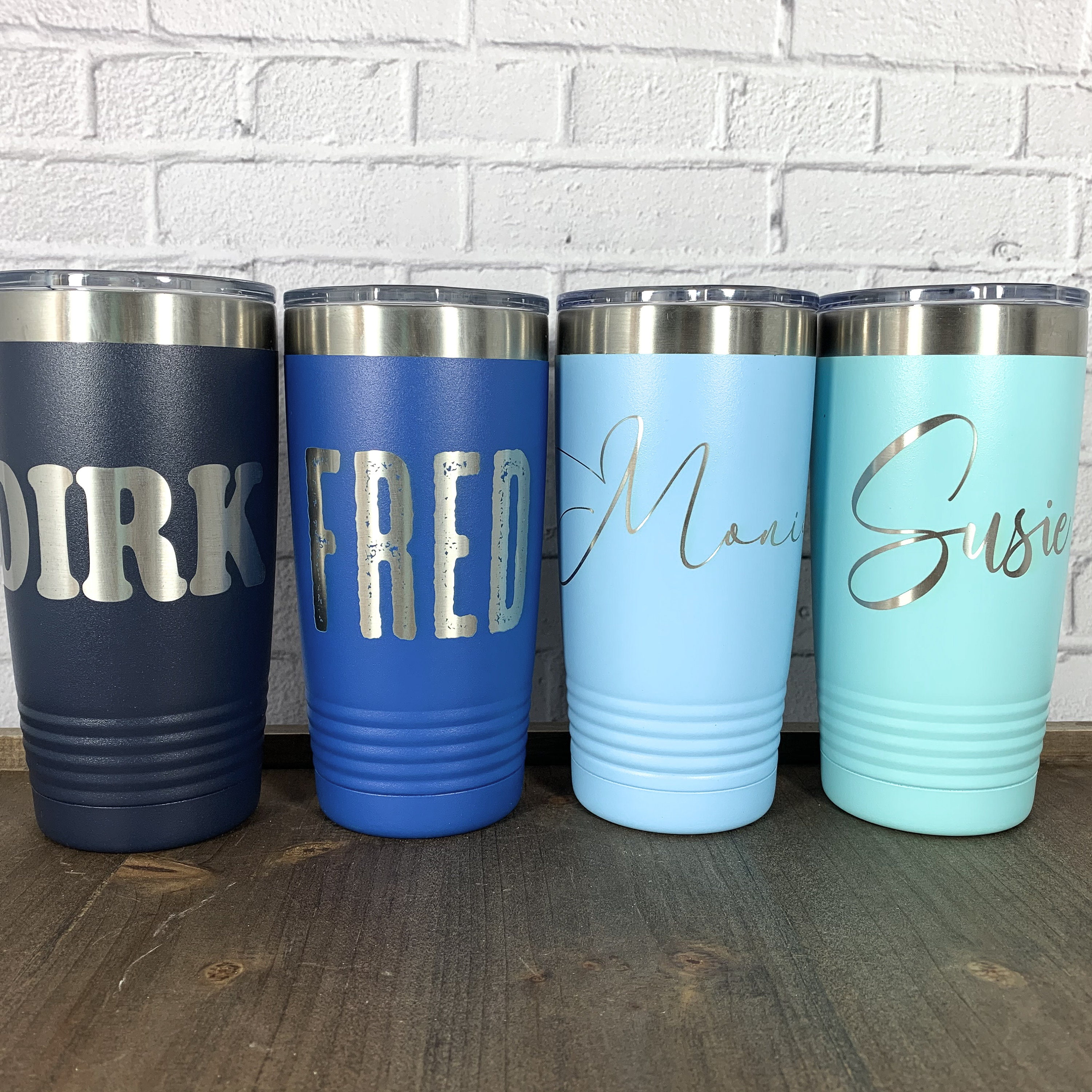 LaserGram 20oz Vacuum Insulated Tumbler Mug, Texas Benin