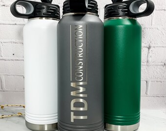Engraved Water Bottle Logo - Etsy